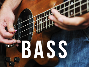 Person playing a bass